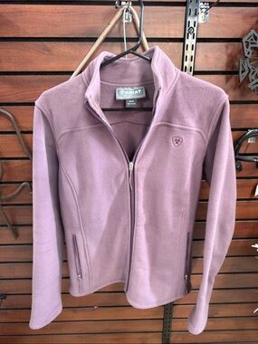 Ariat Lavender Full-Zip Fleece Jacket